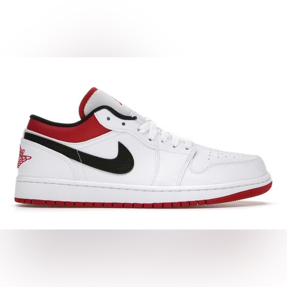 Jordan Other - Nike Air Jordan 1 Low Men’s 7.5 Red Black White